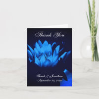 Casamento Personalizado da Flor Azul Lotus Lily