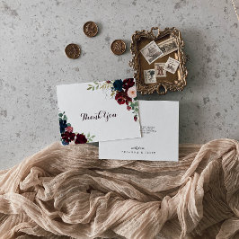 Cartão De Agradecimento Casamento plano de queda de água ilustrado