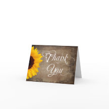 Casamento Rustic Country Sunflower - Obrigado Cart