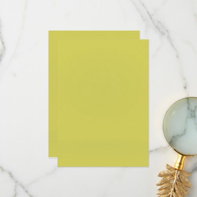 Cartão De Agradecimento Casamento Simples De Cor Sólida Obrigado Não (Frente/Verso In Situ)