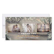 Casamento Tropical de Destino de Praia Obrigado