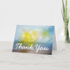 Cartão De Agradecimento Casamento Tropical Refúgio