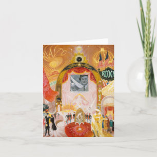 Cartão De Agradecimento Catedrais da Broadway por Florine Stettheimer