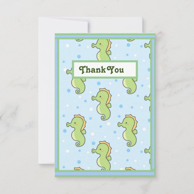 Cartão De Agradecimento Cavalo (Frente)