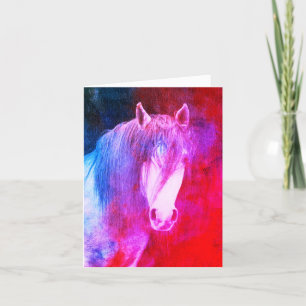 Cartão De Agradecimento Cavalo bonito