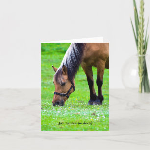 Cartão De Agradecimento Cavalo Fjord Norueguês