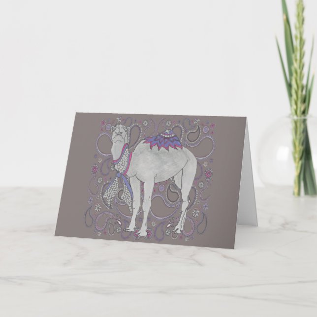 Cartão De Agradecimento Cecil Dressed And Diggin' Paisley! (Frente)