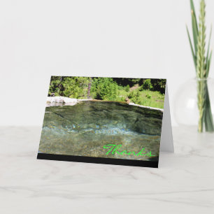 Cartão De Agradecimento CEDA - Obrigado ~ Weir Primaveras Quentes