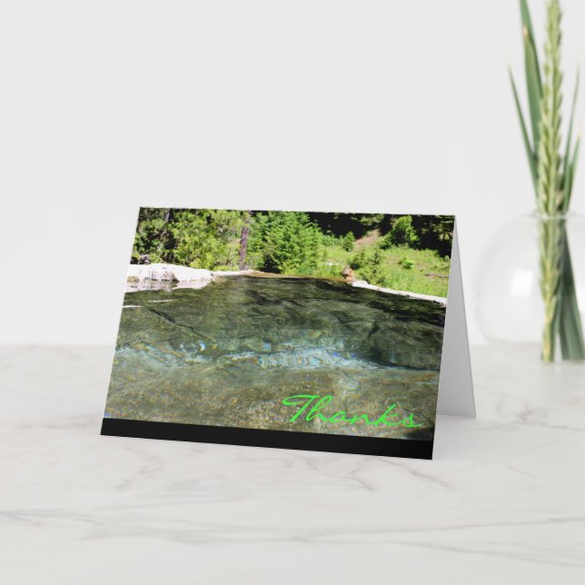 Cartão De Agradecimento CEDA - Obrigado ~ Weir Primaveras Quentes (Frente)