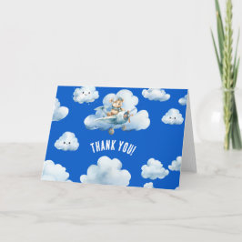 Cartão De Agradecimento Celebração de Teddy a Mil Alharismos: 1º Aniversár