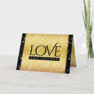 Cartão De Agradecimento Celebração do 27º aniversário do Casamento Mus