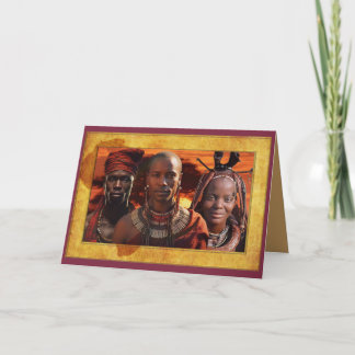Cartão De Agradecimento Celebrando a África-Mãe