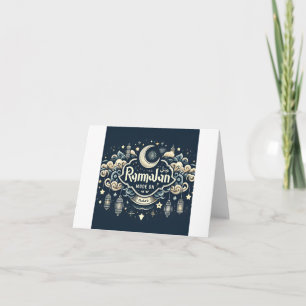 Cartão De Agradecimento Celebrar Ramadã com Modo RamadãOn