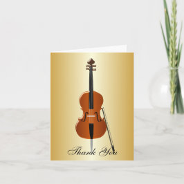 Cartão De Agradecimento Cello Obrigado
