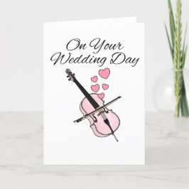 Cartão De Agradecimento Cello Wedding Card Cellist String Musical