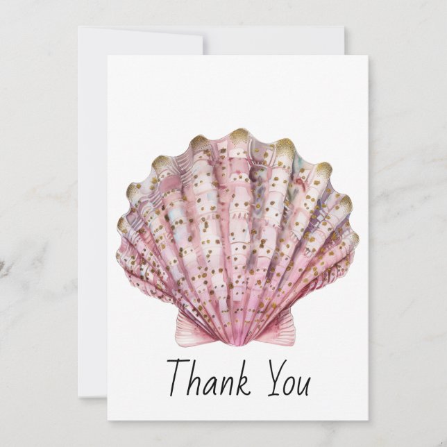 Cartão De Agradecimento Célula de invertebrados rosa (Frente)