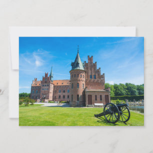 Cartão De Agradecimento Cena do Castelo Egeskov