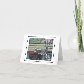 Cartão De Agradecimento Cenas de Nova Orleans Notecard