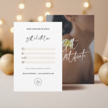 Certificado de Presente com Logotipo Minimalista E