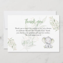 Chá de Bebê de Elefante com Eucalipto Neutro em Gê