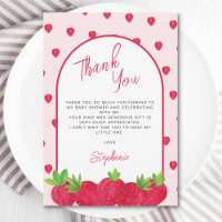 Chá de Bebê de Morango