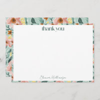 Chá de Bebê Floral Rosa Sage Menta Personalizado