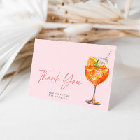 Chá de Bebê Moderno com Aperol Spritz Rosa Corado