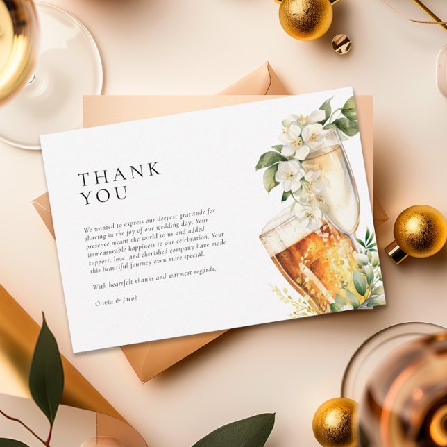 Cartão De Agradecimento Chá de bolhas e Casais de ruptura (Criador carregado)