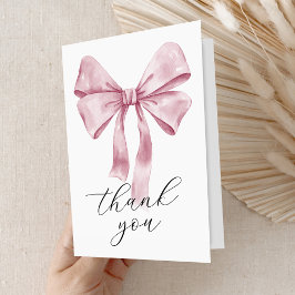 Cartão De Agradecimento Chá de fraldas Arco