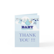 CHÁ DE FRALDAS AZUL OBRIGADO