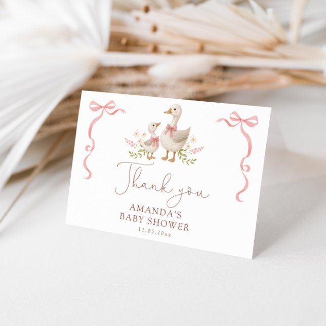 Cartão De Agradecimento Chá de fraldas bobo Ganha (Criador carregado)