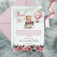 Chá de fraldas da Princesa Bear Girl