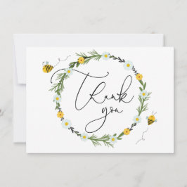 Cartão De Agradecimento Chá de fraldas De Bebê Obrigado