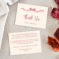 Chá de fraldas de desenho do arco de fita rosa