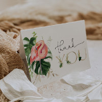 Chá de fraldas de Flamingo Tropical Moderno ou Ani