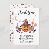 Chá de fraldas de Halloween Jack-O-Lantern