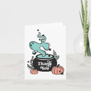 Cartão De Agradecimento Chá de fraldas De Halloween Para Criadores De Bebê