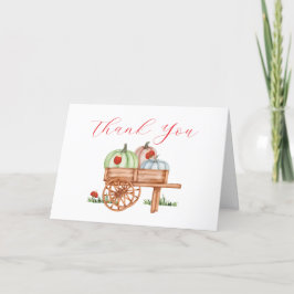 Cartão De Agradecimento Chá de fraldas de Labybug Fazenda de Bompkin prima