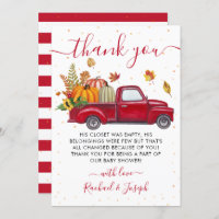 Chá de fraldas de outono de Pumpkin de Caminhão Ve