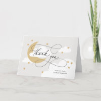 Chá de fraldas de Script Dourado da Lua e das Estr