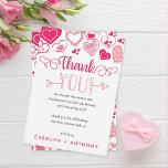 Cartão De Agradecimento chá de fraldas Dia de os namorados "Amor Bebê"<br><div class="desc">Diga obrigado seu estilo com este chá de fraldas de tendências,  obrigado cartas. A formulação modelo é fácil de personalizar e sua família e amigos ficarão entusiasmados quando receberem esse obrigado fabuloso.</div>