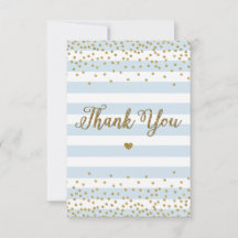 Chá de fraldas Dourado brilhante azul claro T