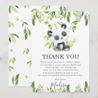 Chá de fraldas Genérico de Panda Bonita Sexo Neutr