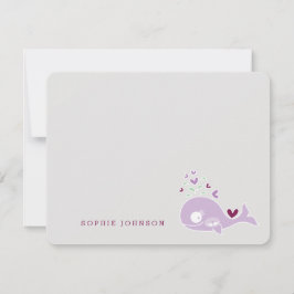 Cartão De Agradecimento Chá de fraldas Grávida das Raparigas de Gêmeas Rox