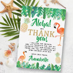 Cartão De Agradecimento Chá de fraldas Tropical Summer Beach Luau Boys<br><div class="desc">Diga obrigado seu estilo com este chá de fraldas de tendências,  obrigado cartas. A formulação modelo é fácil de personalizar e sua família e amigos ficarão entusiasmados quando receberem esse obrigado fabuloso.</div>