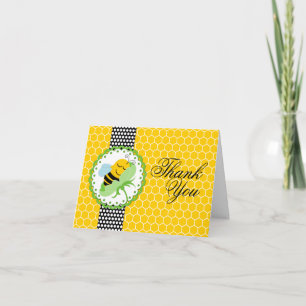 Cartão De Agradecimento Chá de fraldas Whimsical Bebee Obrigado