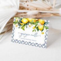 Chá de Noiva Aquarela Limão Mediterrâneo