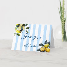 Chá de Noiva Limão Italiano