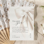 Cartão De Agradecimento Chá de panela branco elegante<br><div class="desc">Cartões de agradecimentos de Chá de panela branco elegante</div>