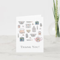 Chá de panela de cozinha obrigado